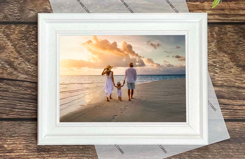 Create framed photo prints online with our custom frames tool and print on poster print